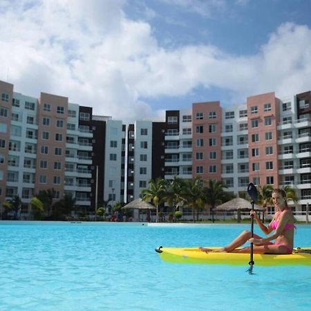 Departamento Con Laguna Artificial Cancún Exteriör bild