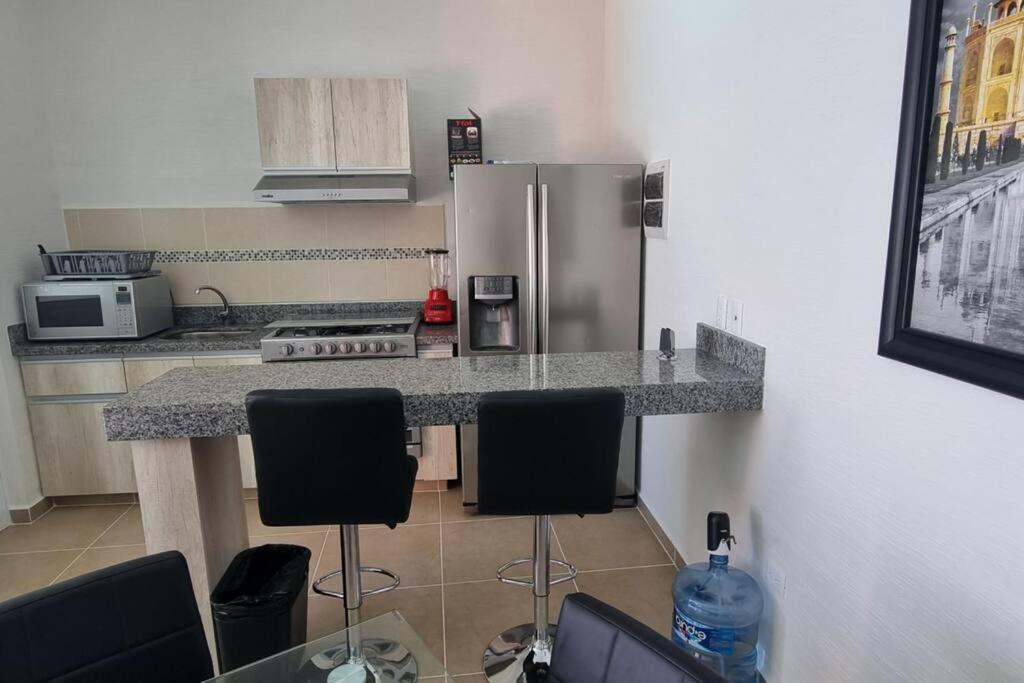 Departamento Con Laguna Artificial Cancún Exteriör bild