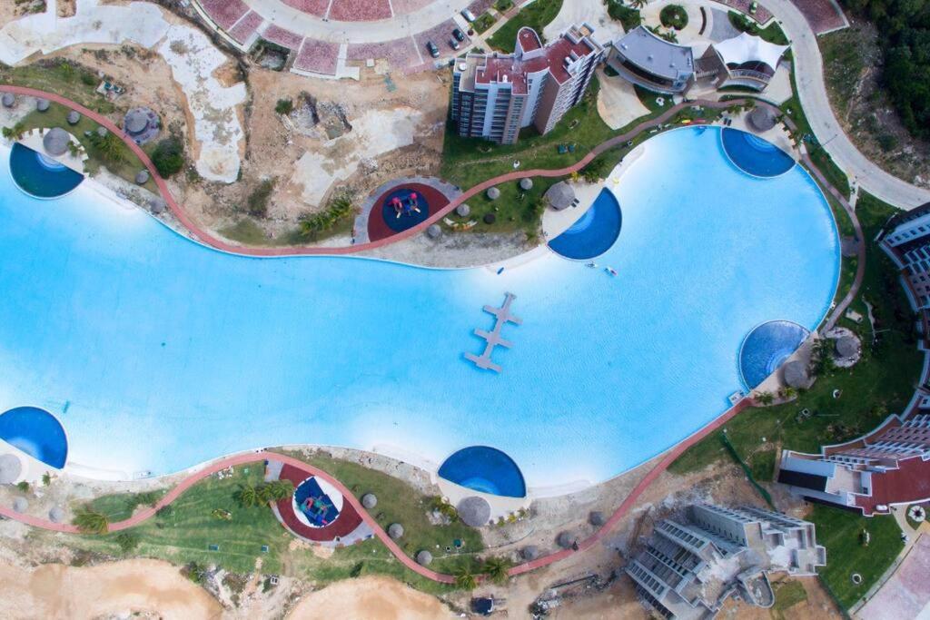 Departamento Con Laguna Artificial Cancún Exteriör bild