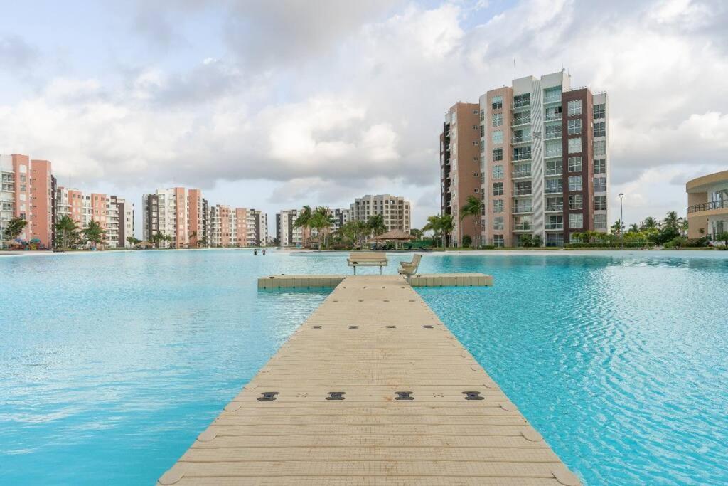 Departamento Con Laguna Artificial Cancún Exteriör bild